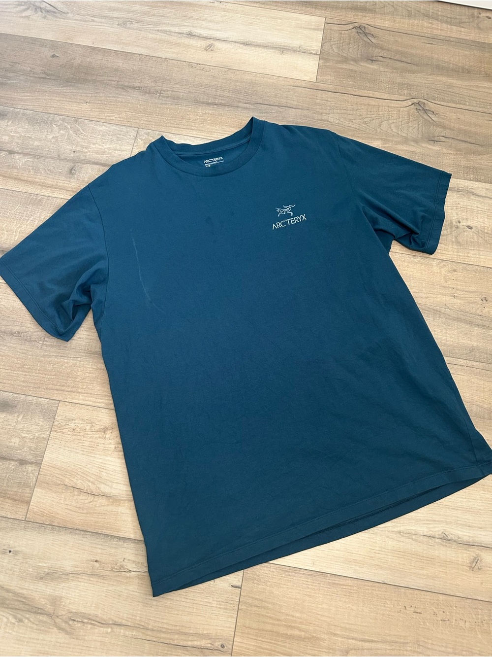 Arc'teryx Men's Deep Teal Short-Sleeve Logo Tee